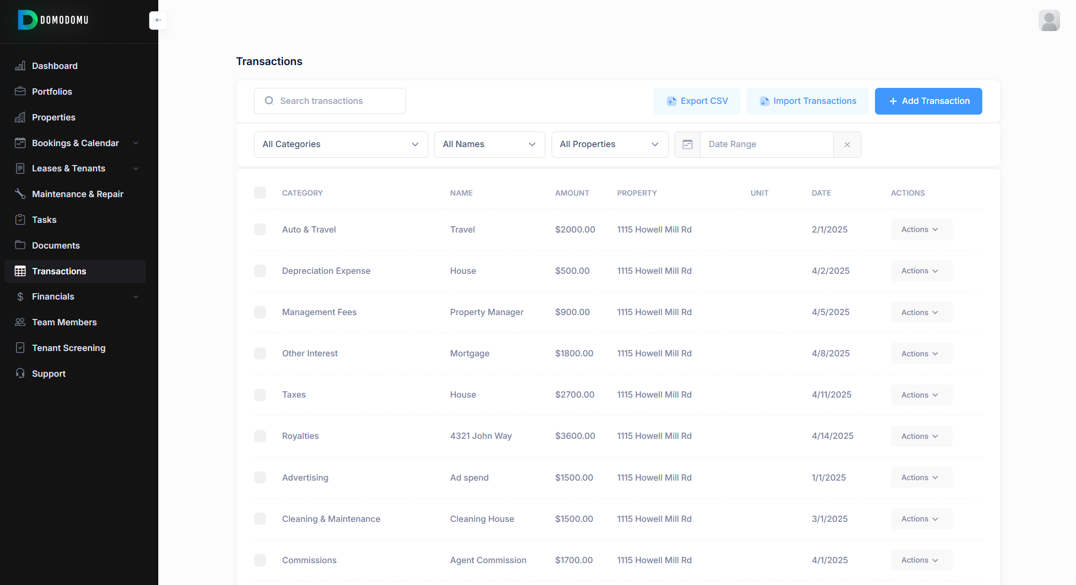 Transaction Management